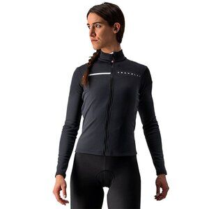 NEW CASTELLI Womens Sinergia 2 Jersey Jacket  Black/White